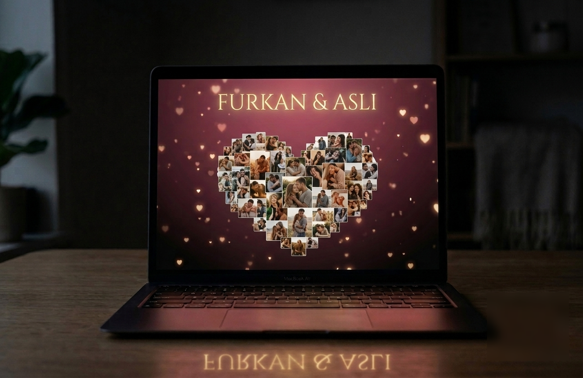 Sevgiliye Özel Web Sitesi